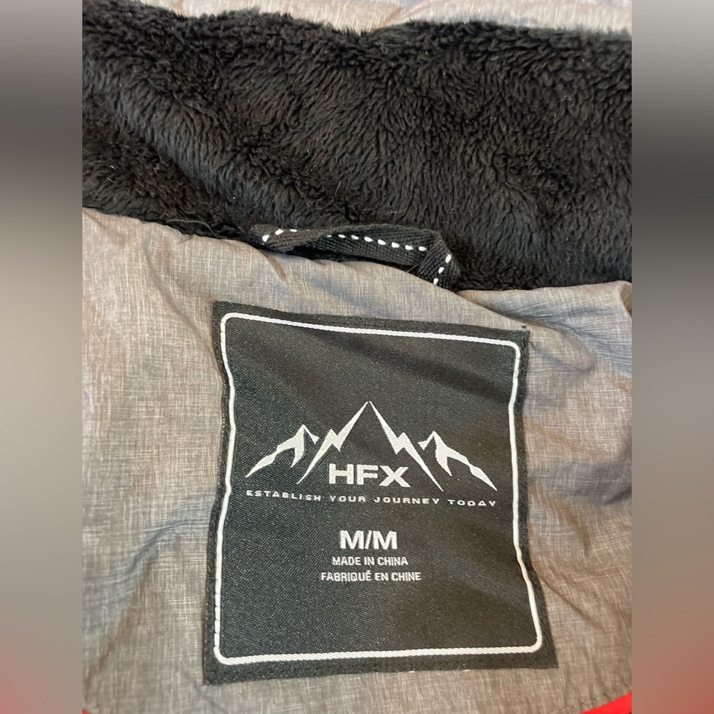 Hfx Performance Winter Long Puffer Jacket With Fa… - image 3